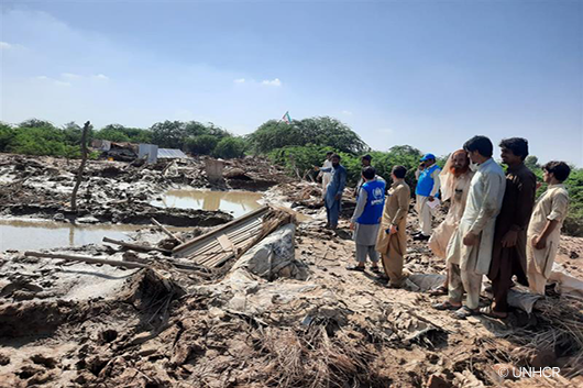 Intense flooding has destroyed homes and communities in Pakistan.